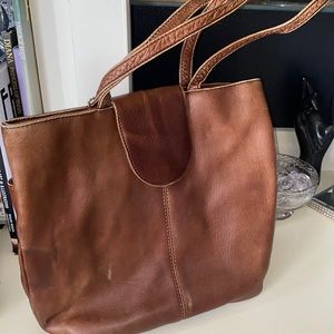 J Jill Weathered Leather Tote